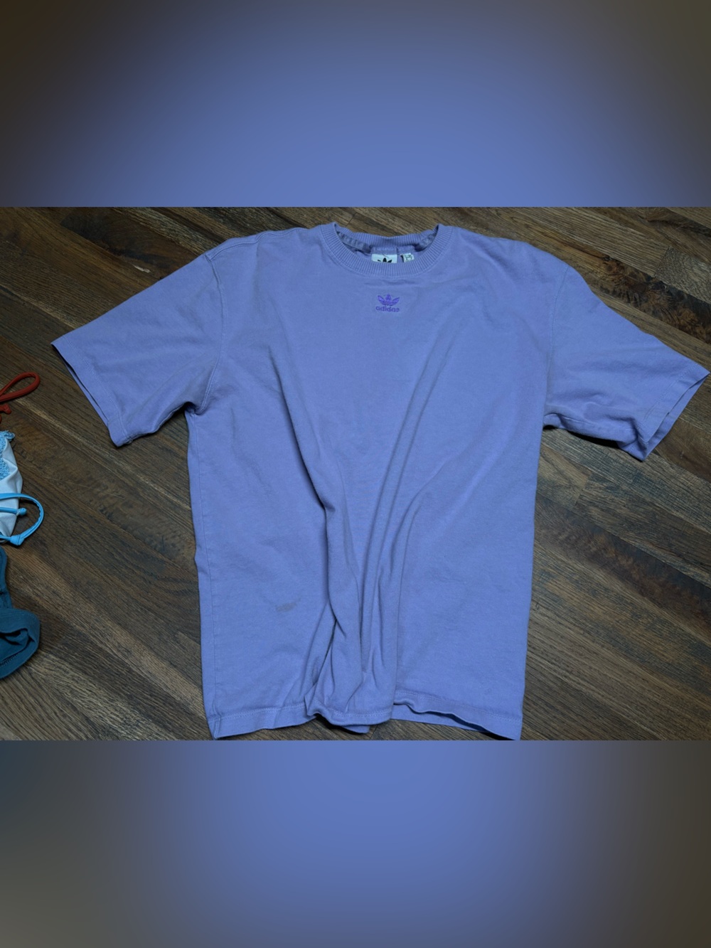 Adidas Women’s Lavender Short Sleeve Logo Tee